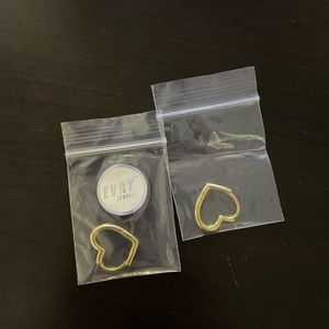 Evryjewels Cold Hearted Hoop Earrings